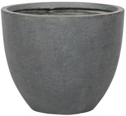 NDT Liverpool 04G dark grey 37 cm kerámia növénytartó