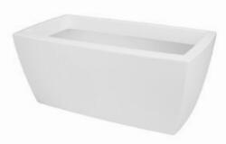 elho Pure Soft Square Long Wheels 80 cm White műanyag növénytartó