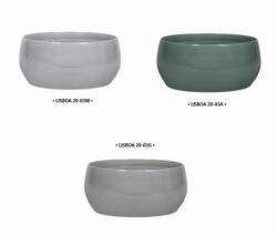 NDT Lisboa 20-03G Grey 28 cm kerámia növénytartó