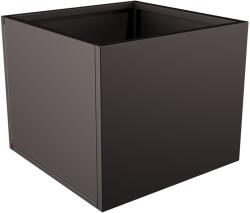  Nívó Cubo virágláda M, Szürkésbarna színben 60x60x50 cm