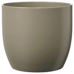 Soendgen Keramik Basel Fashion matte kerámia kaspó világosszürke 14 cm
