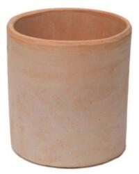 Terrecotte Italiane Cilindro Liscio Basso Galestro 18X18 cm agyag növénytartó