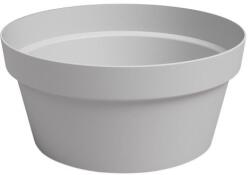 Artevasi Capri Bowl 25 cm Light Grey műanyag növénytartó