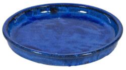 NDT Saucer Shanghai 1B blue 25 cm kerámia növénytartó alátét