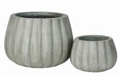  Creastone Pumpkin Bowl L S/2 ant. gre kerámia növénytartó szett