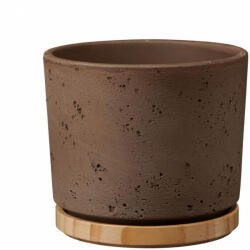 Soendgen Keramik Paros Deluxe sand gray 19 cm kerámia kaspó