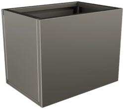  Nívó Lineo virágláda S, Quartzszürke színben 50x35x40 cm