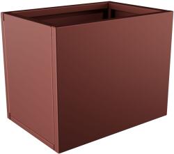  Nívó Lineo virágláda S, Rozsdavörös színben 50x35x40 cm