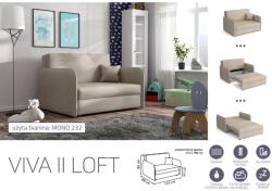 Mindigbútor VIVA LOFT II. előre nyíló rugós kanapé Mono 232 színben - sprintbutor