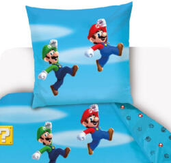  Super Mario Level ágyneműhuzat 140×200cm, 70×90 cm - fizz