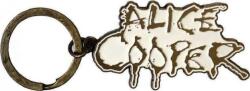 Alice Cooper Dripping Logo Gold Breloc (ACKEY03)