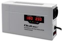 Qoltec Automatikus Feszültségstabilizátor AVR 1000VA 3% | Kompakt | Toroid transzformátor (QC-50715)