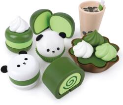 Hape Детски дървен комплект Hape - Зелен чай, 8 части (H3195)
