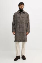 Tommy Hilfiger baba gyapjúkeverék pulóver barna, MW0MW40633 - barna M