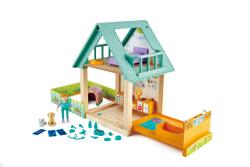 Hape Игрален комплект Hape - Ветеринарен център, С кукла (H3408)