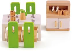 Hape Комплект дървени мини мебели Hape - Трапезария (H3454) - kindermarket