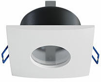 LED Labs Álmennyezeti spot lámpatest XANA, négyzet alakú, IP44 páraálló, fix, fehér (GU10) (IN-XANA-B (20-0002-03))