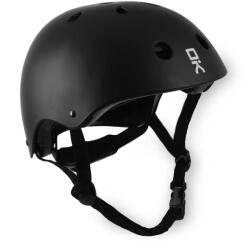 SOKE Védősisak, SOKE K1, L (58-61 cm), matt fekete, ABS héj és 15-20 mm EPS bélés, EN 1078 minősítés, állítható (TE1696)