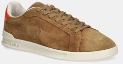 Ralph Lauren velúr sportcipő Hrt Crt Ii bézs, 809955691005 - bézs Férfi 45