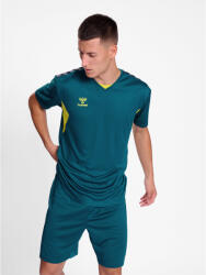 HUMMEL Póló Hmlauthentic Multisport Férfi Lélegző Gyorsan száradó anyag Hummel kék|sárga