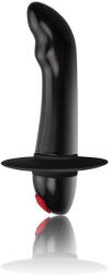 Rocks-Off Vibrátoros prosztata masszírozó, Rocks-Off, Quest, 11-15 cm (Ø 2, 5-2, 9 cm), fekete, 10 mód, ABS, íves kialakítás, kezdőknek, 1 x AAA elemes