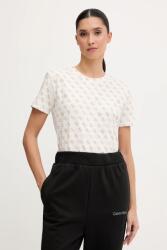 Guess pamut póló RHOMBUS - bézs M