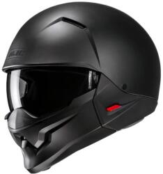 HJC Cască deschisă cu mască HJC i20N Solid Semi Flat neagră (HJC187370)