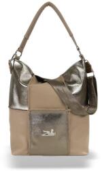 ZELLIA Női Válltáska 19141 Taupe-Arany - (ZLK-19141-38350450)