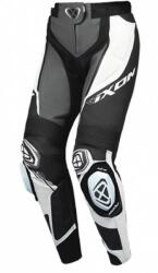 IXON Pantaloni motociclete damă din piele IXON Vortex 3 negru-antracit-alb (IXO200202004-1124)