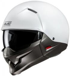 HJC Cască deschisă cu mască HJC i20N Alb perlat solid (HJC187329)