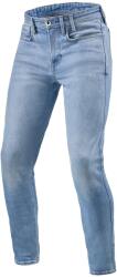 Revit Blugi motociclisți Revit Piston 3 Skinny, albastru deschis, extra cropped (REFPJ068-6364)
