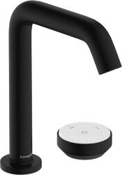 Hansgrohe Tecturis S, kétlyukú mosdócsaptelep 150 CoolStart EcoSmart+ lefolyókészlettel, fekete matt, HAN-73353670 (HAN-73353670)