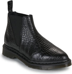 Dr. Martens Ghete Femei Bianca II Chelsea Boot Black New Vibrance Croco Dr. Martens Negru 38