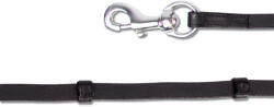 WALDHAUSEN Bőr lókantár karabinerekkel Waldhausen Island fekete|szürke