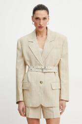 Pinko zakó bézs, sima, egysoros gombolású, 104887 A2EJ - bézs 40