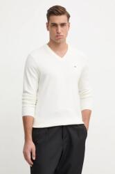 Tommy Hilfiger pulóver kasmír keverékből - bézs XL - answear - 35 690 Ft