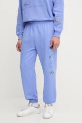 The North Face pamut melegítőnadrág Mountain Cleanup - lila XS