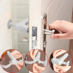 Leziter Ajtóütköző kilincsre szürke (LAUG) - snaigeshop