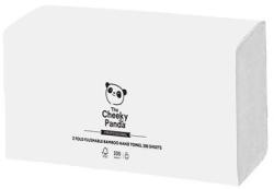 Cheeky Panda Kéztörlő, bambusz, Z hajtogatott, 2 rétegű, 200 lap, 21, 8x22, 4 cm, CHEEKY PANDA, fehér (KHH918)