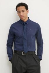 Tommy Hilfiger ing férfi, galléros, sötétkék, slim, DM0DM04405 - sötétkék S