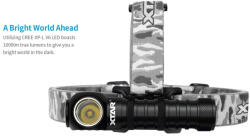 XTAR H3R 1000lm IPX7 XP-L V6 mágneses töltővel LED Cree fejlámpa (XTAR-H3R)