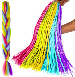 Malatec Szintetikus színes hajfonat, hőálló, 60 cm hosszú