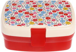 Rex London gyerek uzsonnás doboz kivehető tálcával, BPA mentes, Virágok