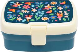 Rex London gyerek uzsonnás doboz kivehető tálcával, BPA mentes, Tündérek