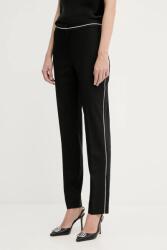 Karl Lagerfeld nadrág gyapjú keverékből - fekete 42 - answear - 83 990 Ft