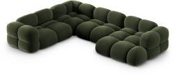 Cosmopolitan Design Coltar in forma de U Loretto cu tapiterie din catifea (COS_UL_120_F1_LORETTO4)