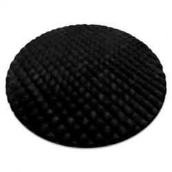 DW Covor rotund negru Bubble Dimensiuni: 200 Covor