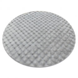 DW Covor rotund gri texturat Bubble Dimensiuni: 160 Covor