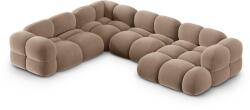 Cosmopolitan Design Coltar in forma de U Loretto cu tapiterie din catifea (COS_UL_120_F1_LORETTO2)
