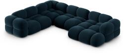 Cosmopolitan Design Coltar in forma de U Loretto cu tapiterie din catifea (COS_UL_120_F1_LORETTO5)
